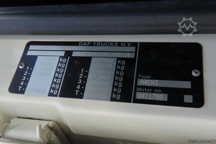 Estándar-SZM DAF XF 480 XLRTEH4300G300724, E6D,  RETARDER, PARKI...