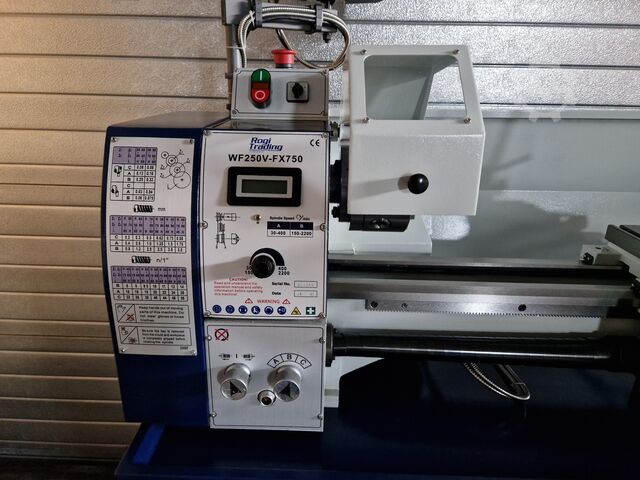 Svarv med frekvensomvandlare Rogi WF250V-Fx750 DIG