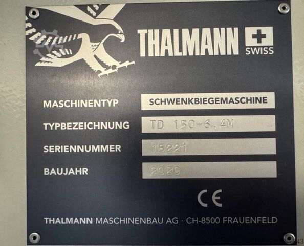 Plaatwals Thalmann AG TD 150 – 6.4 m