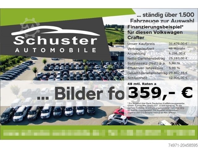 Skåpbil VW Crafter Kasten MR+Hoch*Navi R-Kam SHZ digCockp