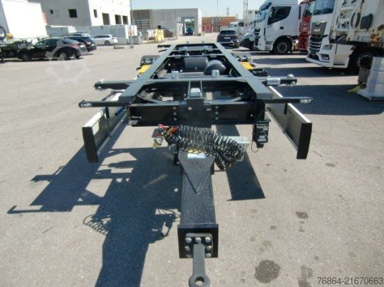 Remolque con chasis intercambiable KRONE 1-ACHS LAFETTE KRONE ACHSE, HECKABSTüTZUNG,