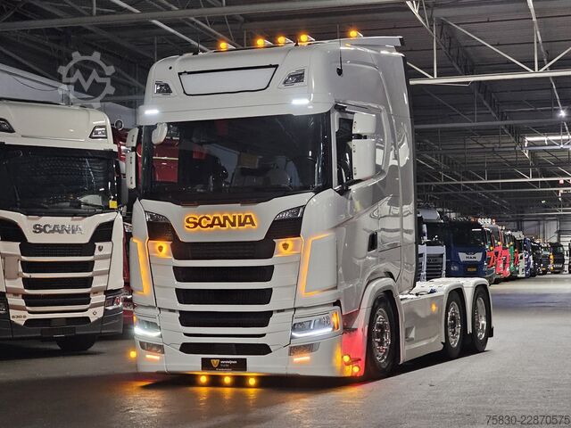 Standaard-SZM Scania S450 6x2/4 LIFT / STEER / RETARDER / PARKING CO...