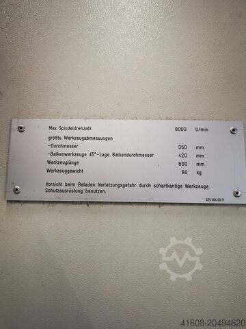 Universal machining center 5 axes BURKHARDT + WEBER MCR 900 HVC