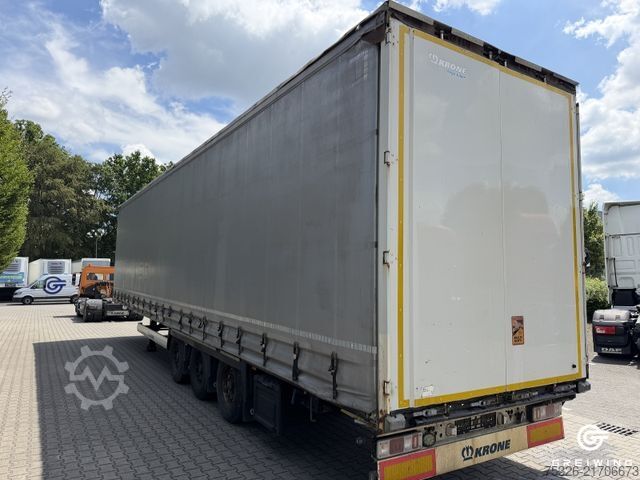 Åben sættevogn med presenning KRONE Curtainsider Mega