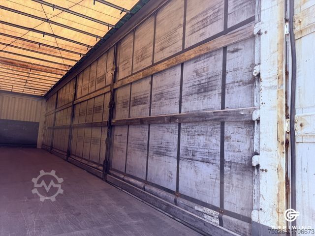 Åben sættevogn med presenning KRONE Curtainsider Mega