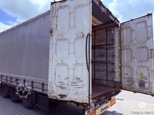 Åben sættevogn med presenning KRONE Curtainsider Mega