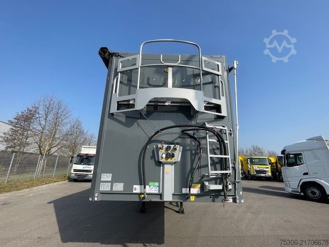 Semi-remorque à plancher roulant STAS bioSTAR 91,3 cbm