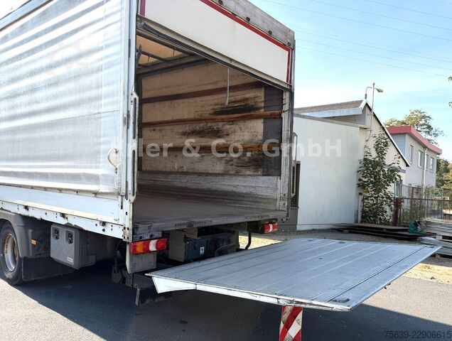 Camión plataforma con toldo MERCEDES-BENZ 1324 Atego3, LBW, Klima, Standhzg., 6 Zylinder