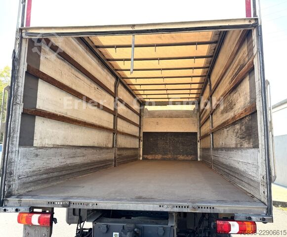 Camión plataforma con toldo MERCEDES-BENZ 1324 Atego3, LBW, Klima, Standhzg., 6 Zylinder