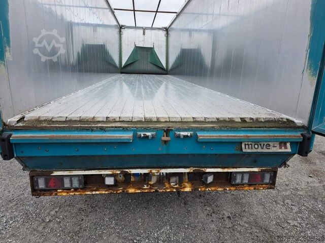Poluprikolica sa pokretnim podom REISCH 65 cbm Schubboden, BPW Trommel, Kornschieber
