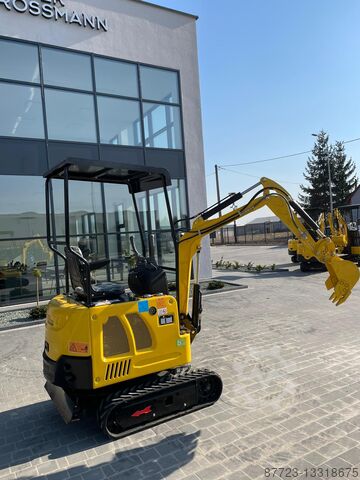 Minigraafmachine Gunter grossmann GG1100 3 cilinder kubota