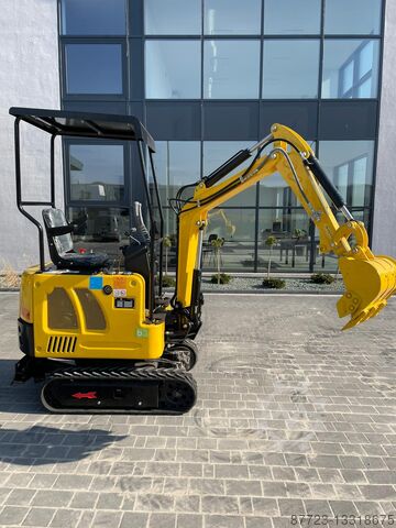 Minigraafmachine Gunter grossmann GG1100 3 cilinder kubota