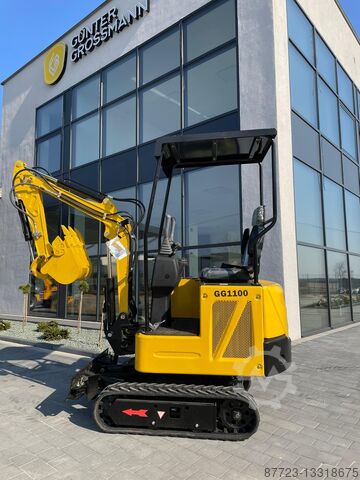Minigraafmachine Gunter grossmann GG1100 3 cilinder kubota
