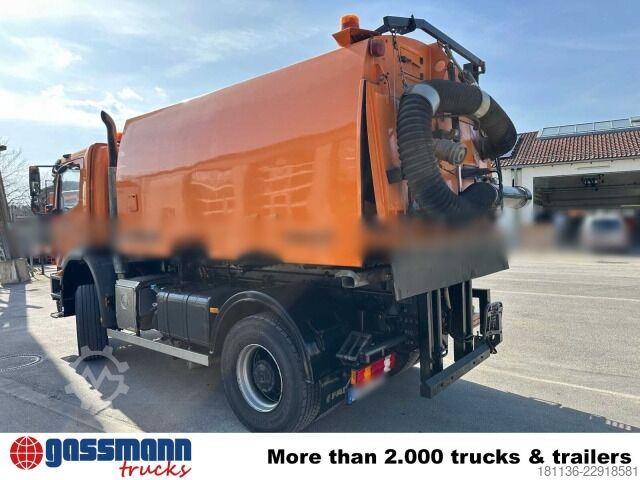 Útseprő gép Mercedes-Benz Axor 1824 AK 4x4, Kehrmaschine FAUN Viajet