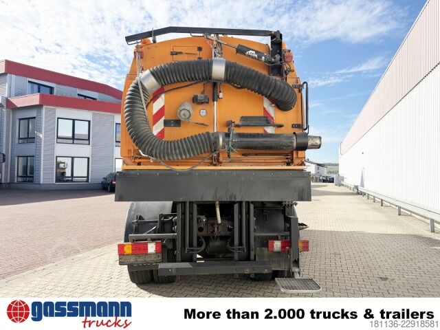 Útseprő gép Mercedes-Benz Axor 1824 AK 4x4, Kehrmaschine FAUN Viajet
