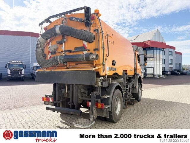 Útseprő gép Mercedes-Benz Axor 1824 AK 4x4, Kehrmaschine FAUN Viajet