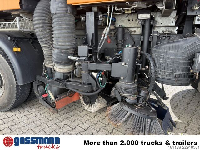 Útseprő gép Mercedes-Benz Axor 1824 AK 4x4, Kehrmaschine FAUN Viajet