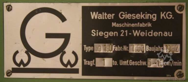 Retningsanlæg med drejeanordning Gieseking SG1SO