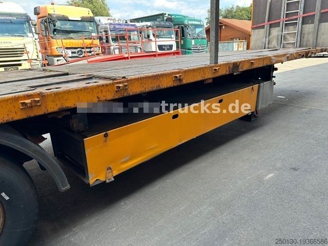 Arbejdsplatform sættevogn Wiese SAH 3-36 Plateau-Auflieger inkl. Rungen