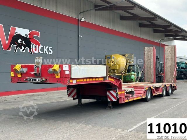 Low loader semitrailer FAYMONVILLE F-S43-1AAF Multimax Tieflader,Radmulden 45 t.