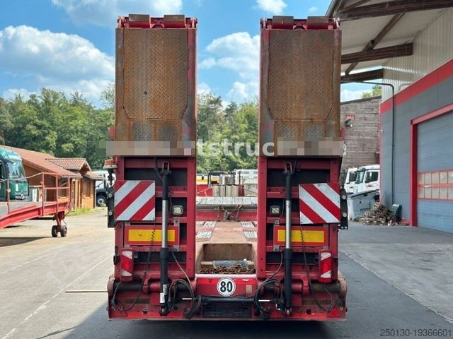 Low loader semitrailer FAYMONVILLE F-S43-1AAF Multimax Tieflader,Radmulden 45 t.