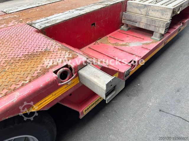 Low loader semitrailer FAYMONVILLE F-S43-1AAF Multimax Tieflader,Radmulden 45 t.