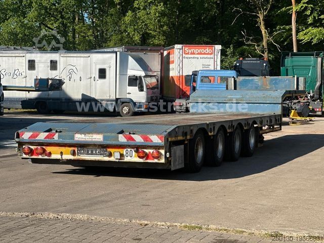 Alçak şasi dorse BROSHUIS Novatrail NT0 4.Achs Tieflader, Ausziehbar 50 t.