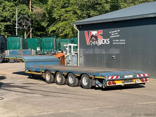 Alçak şasi dorse BROSHUIS Novatrail NT0 4.Achs Tieflader, Ausziehbar 50 t.