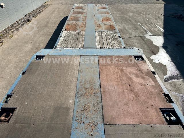 Alçak şasi dorse BROSHUIS Novatrail NT0 4.Achs Tieflader, Ausziehbar 50 t.