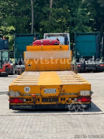 Low loader semitrailer GOLDHOFER STZ-L5-50/80A Tieflader Zwangsgelenkt