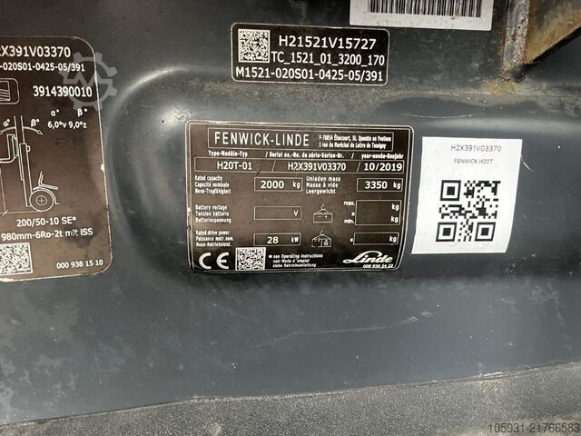 LPG -gaffeltruckar Linde H20T-01