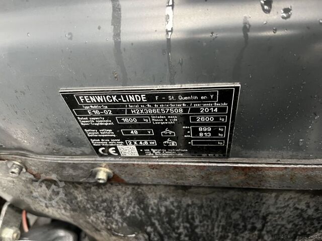 Elektromos háromkerekű targonca Linde E14-02