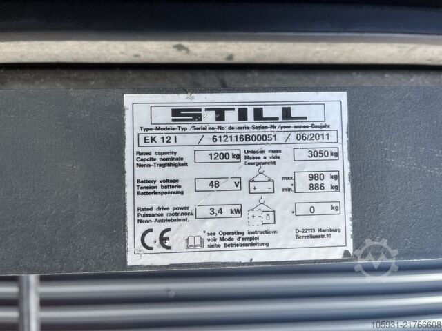 Wysokopoziomowy zbieracz zamówień Still EK12l