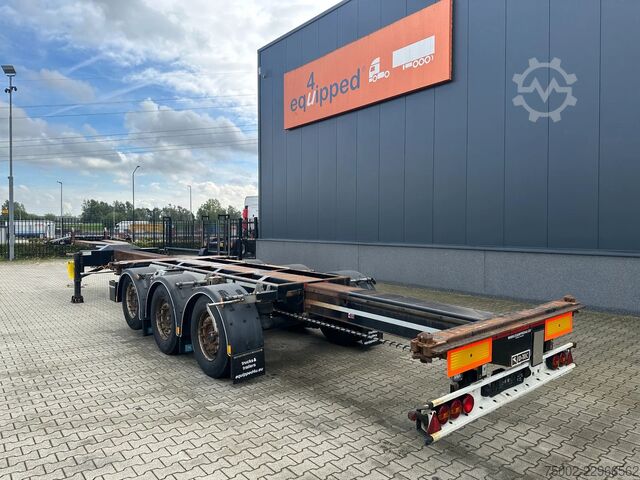 Transport de conteneurs D-TEC FLEXITRAILER TRACTION / ADR / SAF + discbrakes ...