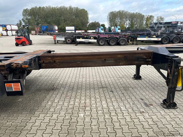 Transport de conteneurs D-TEC FLEXITRAILER TRACTION / ADR / SAF + discbrakes ...