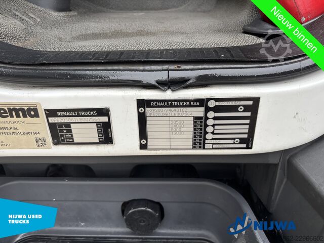 βαλίτσα Renault D WIDE 280 4x2 Slaapcabine + Laadklep 2000KG