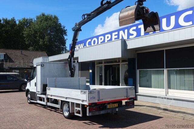 Φορτηγό γερανού Iveco 50C15 Openbak+ Kraan Hiab