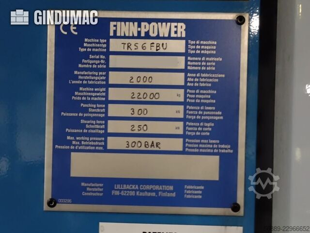 Finn-Power SG6 Shear Genius FINNPOWER SG6 Shear Genius
