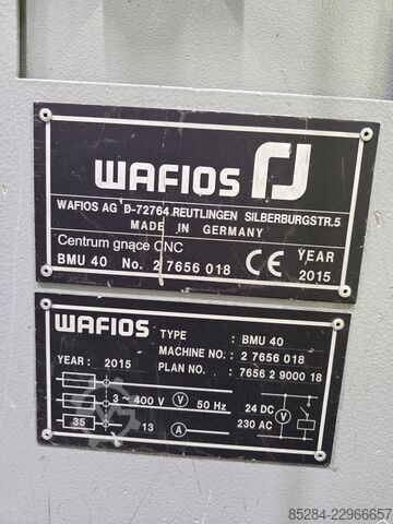 Draad 3D buigmachine/productiecel Wafios BMU40