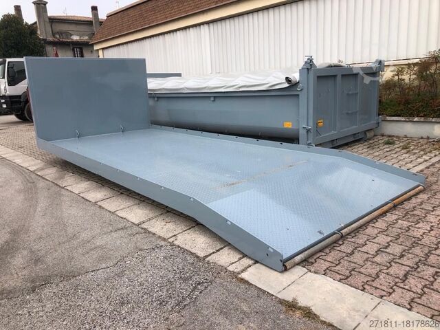 Kampós konténer CONTAINER A PIANALE SENZA SPONDE CON CODA A ZERO P