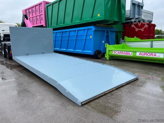 Kampós konténer CONTAINER A PIANALE SENZA SPONDE CON CODA A ZERO P