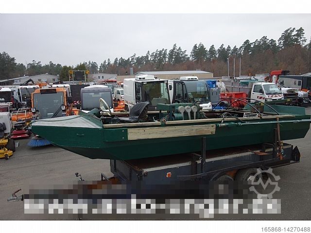 Mowers Mulag Mähboot mit Heckmäher Volvo-Penta  Diesel Mulag