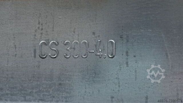 CS Sigma Profil Stahlträger Lagerbühne SSI Schäfer / 3.800 mm / CS-Sigma Profil: 300x75x15 mm