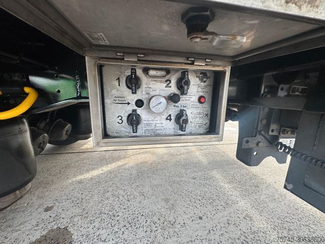 Semirremolque abierto con toldo KÄSSBOHRER MEGA * AIR CARGO * ROLLER BED * PR.+PLANE