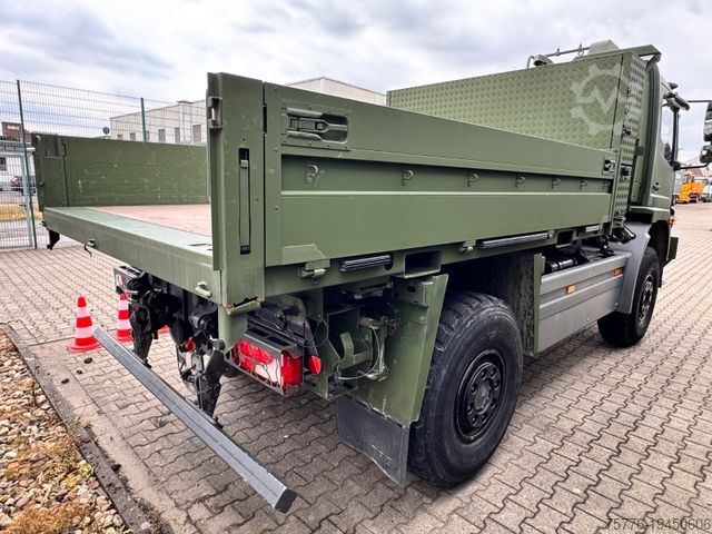 Vrachtauto met open laadbak MERCEDES-BENZ 1018 Atego 4x4 Allrad Miltär Camper