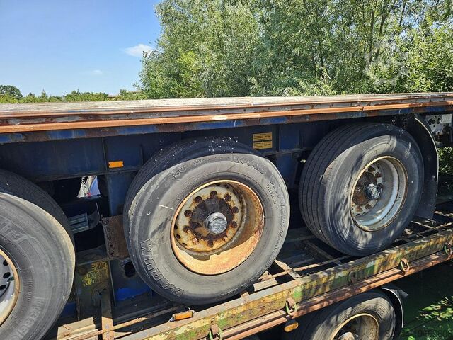 Flatbed VAN HOOL 3B0073 | 3 AXLE FLATBED 13.60 MTR TWISTLOCKS FO...