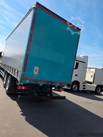 Flatbed truck with tarp MERCEDES-BENZ Antos 2536 / Schiebe Plane / WENIG KM