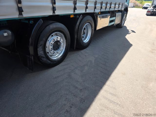 Flatbed truck with tarp MERCEDES-BENZ Antos 2536 / Schiebe Plane / WENIG KM