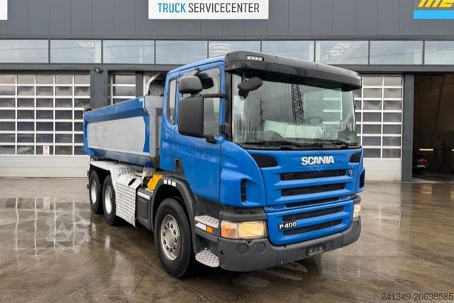 Tipper truck SCANIA P400 6x4 2S Kipper Bordmatik AHK
