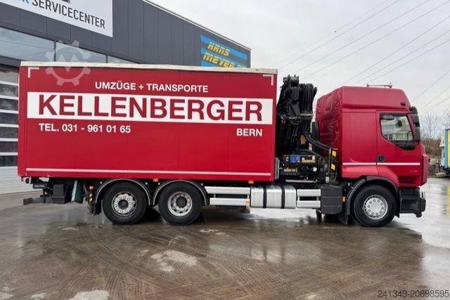 Truck mounted crane RENAULT Lander 460 6x2 HMF3722 4+4